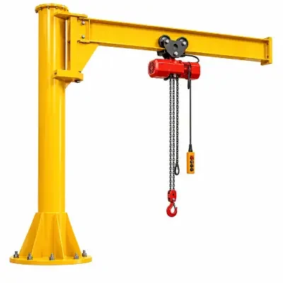 Floor Mounted Jib Crane-p